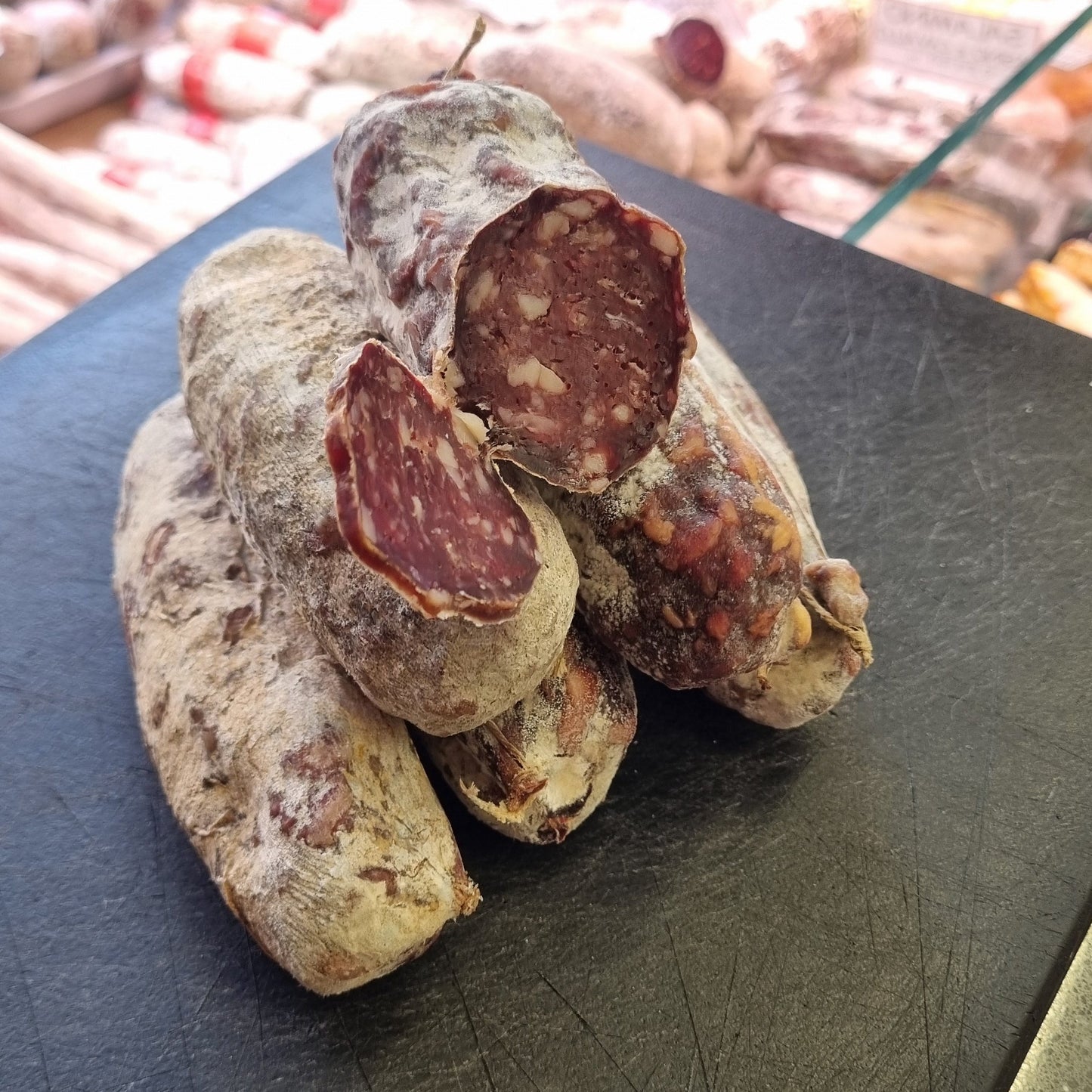 SALAMINO DI CAVALLO E PANCETTA