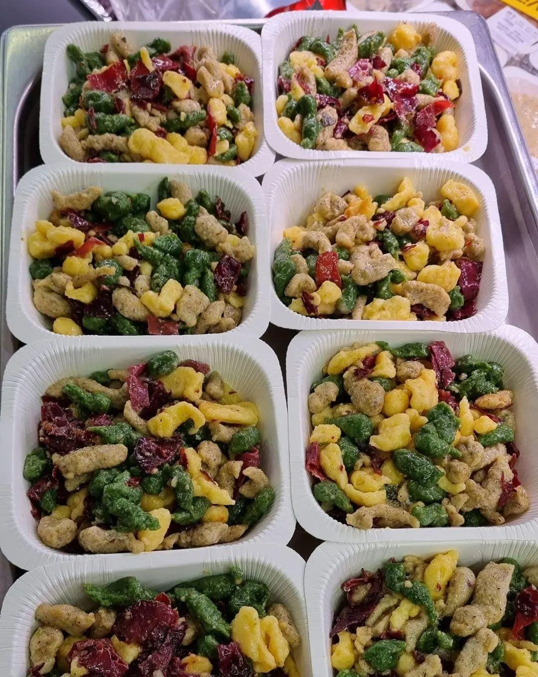 SPATZLE TRICOLORE CON SPECK EQUINO