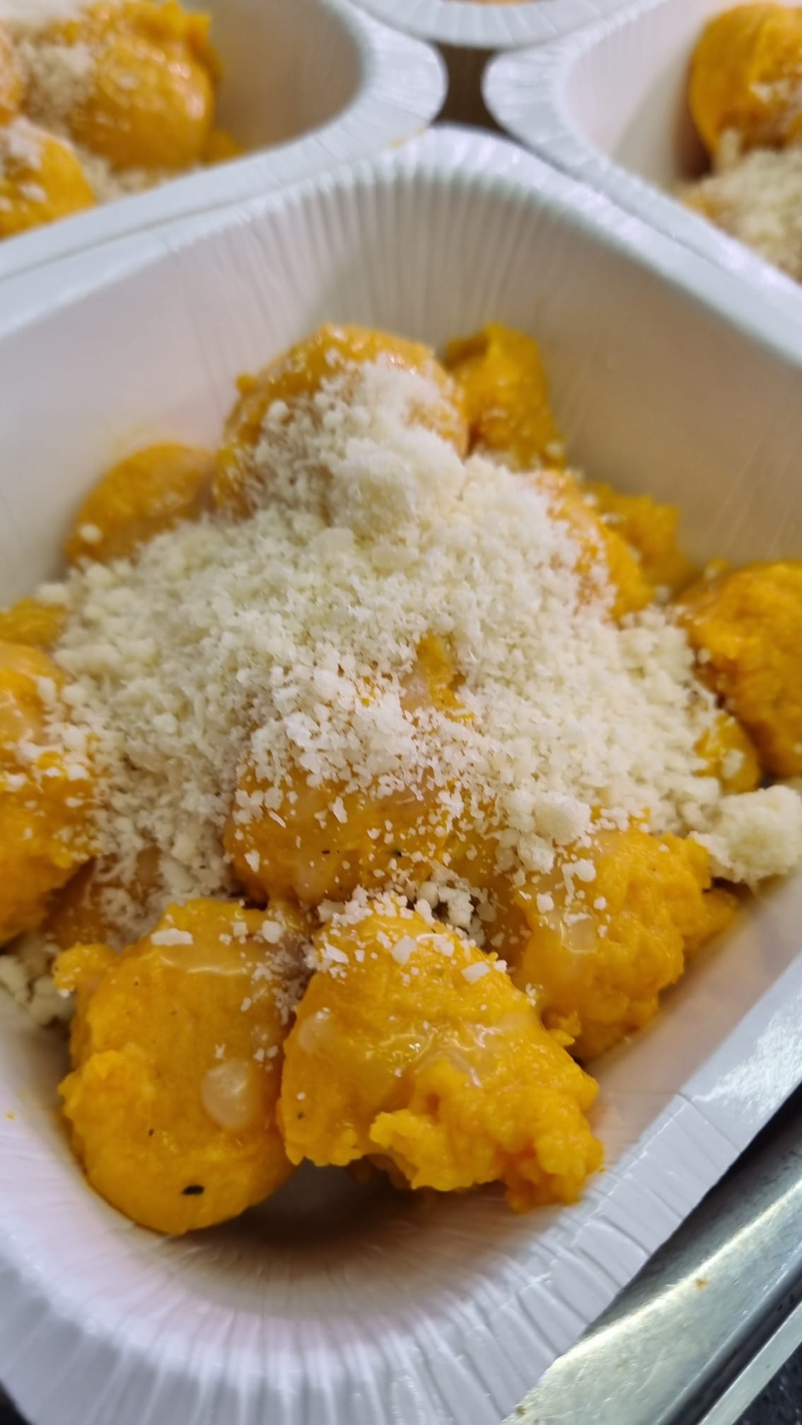 GNOCCHI DI ZUCCA AL CUCCHIAIO"Gluten free"