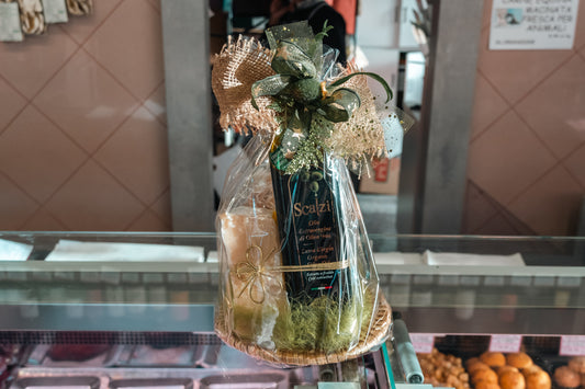 Confezione Olio extra vergine + Parmigiano Reggiano DA 30/35€